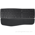 Office magro grande teclado com suporte de mão removível